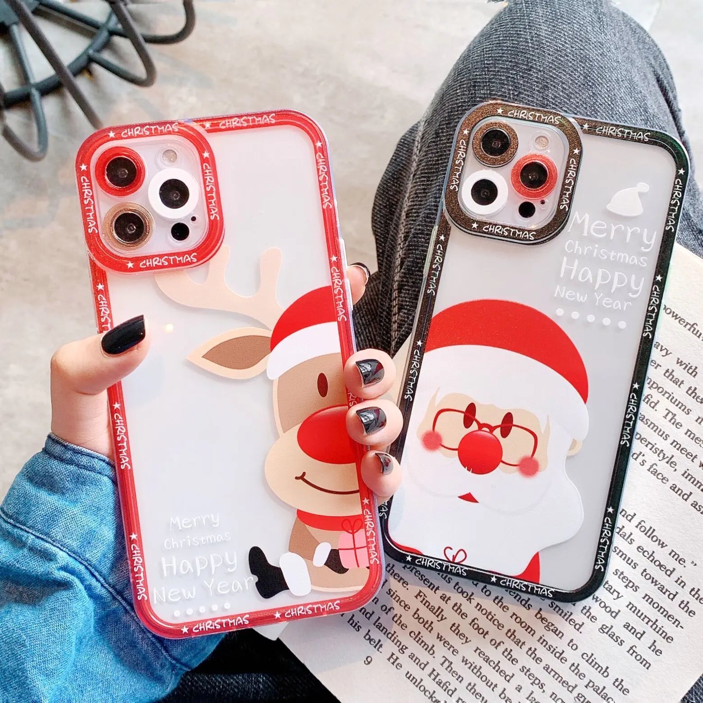 Deer & Santa Case